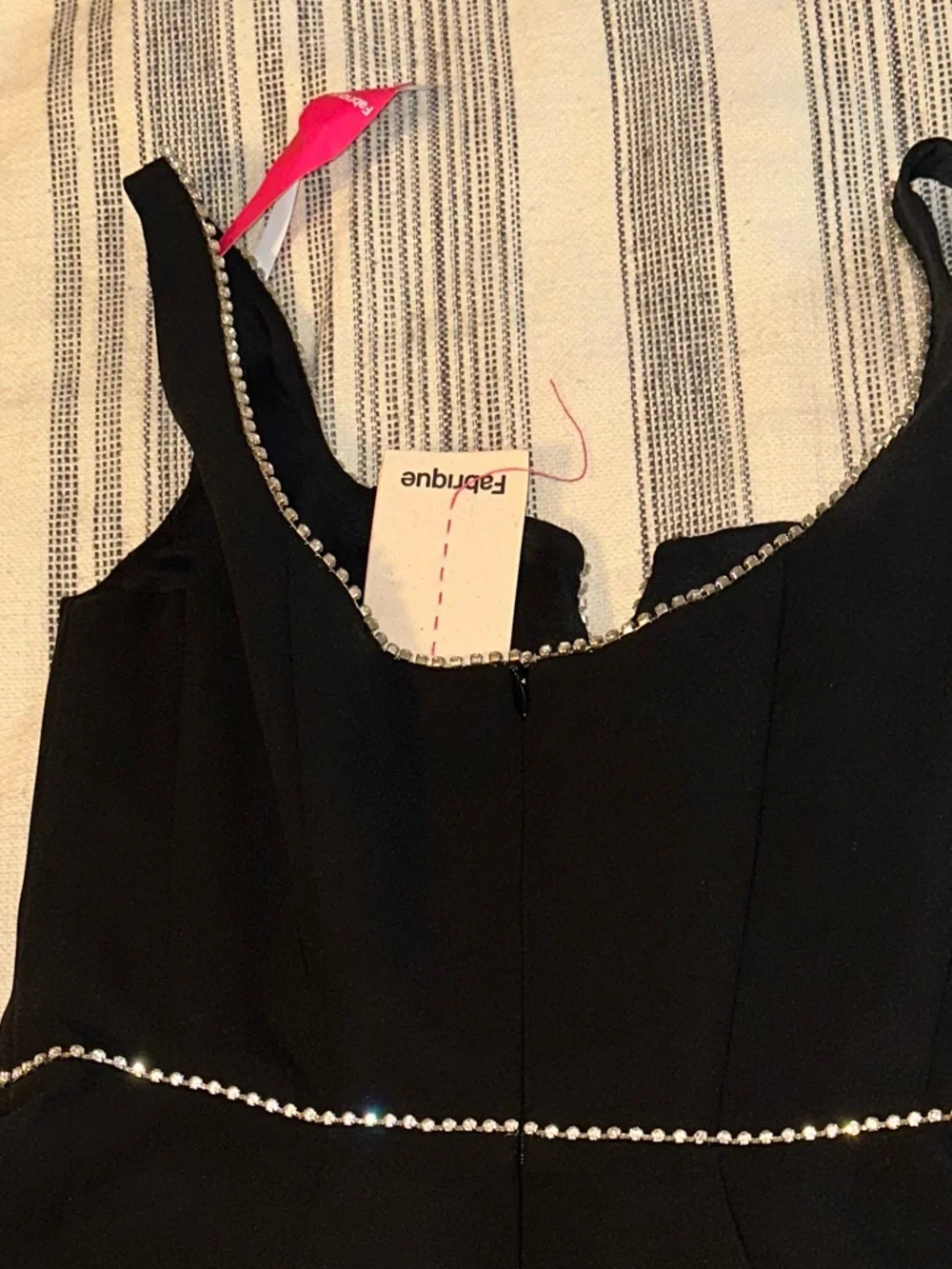 New Fabrique AVA RHINESTONE Dress - Picture 5 of 7